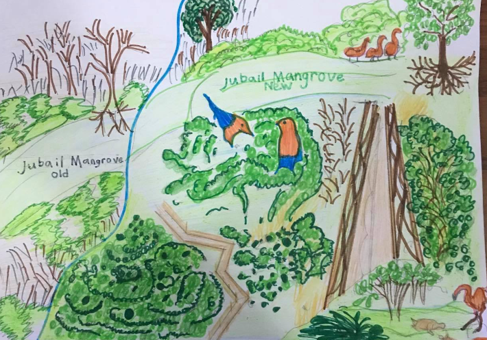 My Nature Experience, Jubail Mangrove by Shanja Caye Belarmino